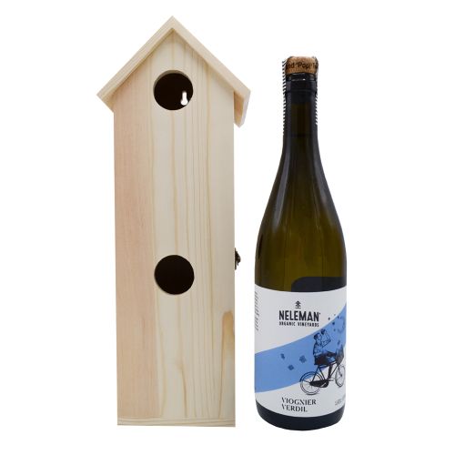 Vogelhaus mit Wein - Bild 1